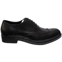 Men’s Lace-up Oxford Leather Gentle Shoes – Black Men's Oxfords TilyExpress 8