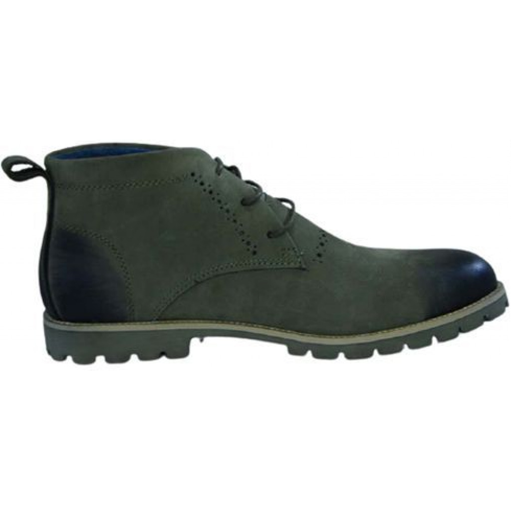 Designer Lace Boots – Green Men's Boots TilyExpress 8