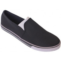 Men’s Slipon Plimsolls Shoes – Black Men's Loafers & Slip-Ons TilyExpress 6