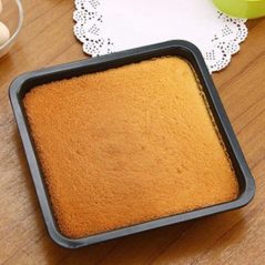 24cm Nonstick Square Cake Baking Pan Mould Tray, Black Bakeware Sets TilyExpress 4