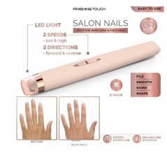 5-in-1 Electric Pedicure And Manicure Nail Drill File Grinder Grooming Kit Includes Callus Remover, Pink