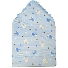 Baby Shawl Receiver – Blue Pattern May Vary Baby Beds Cribs & Bedding TilyExpress 8