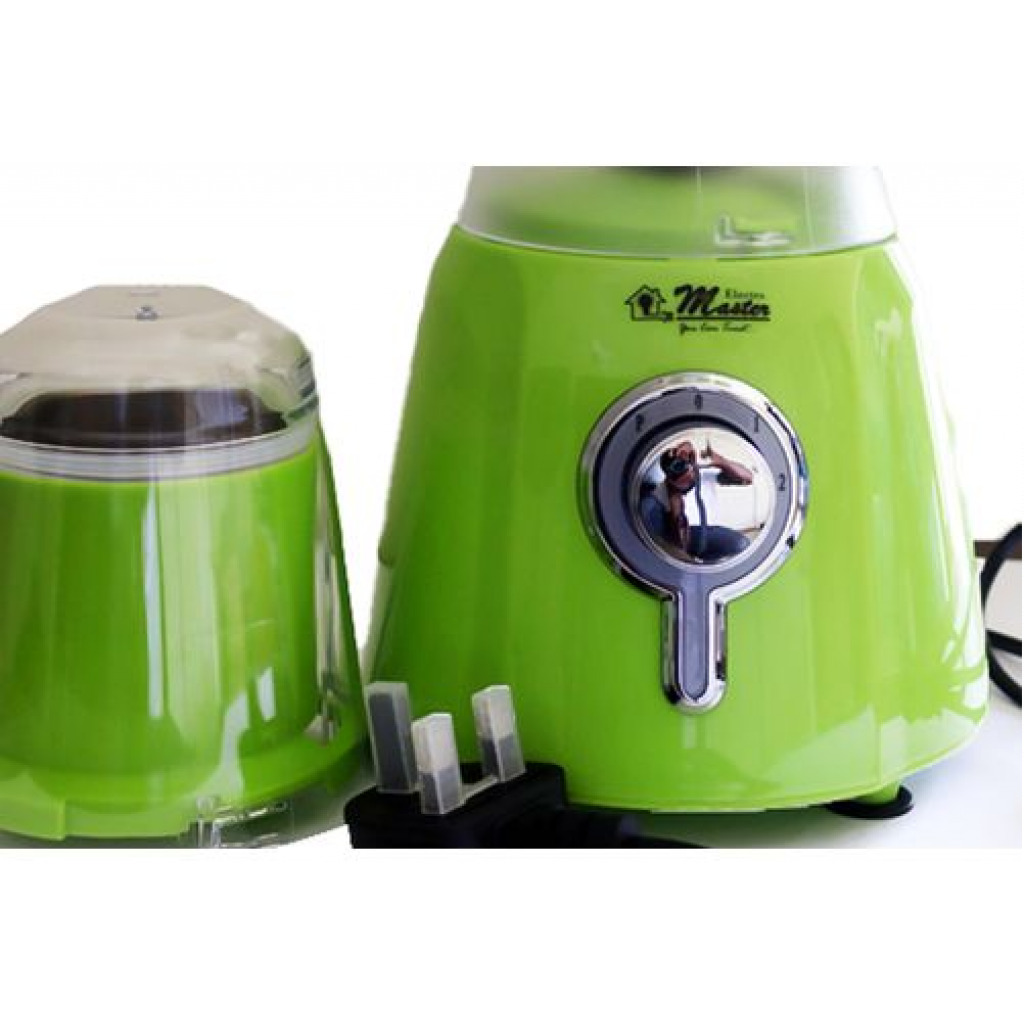 Electro Master EM-BL-1474 Unbreakable Jar Blender 1.5L with copper motor- Green