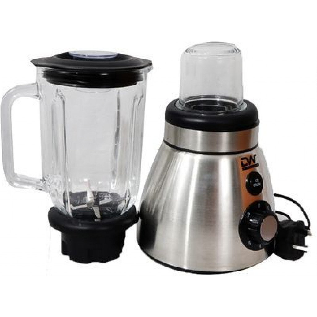 Digiwave DWBL1201 Ice Crusher S.Steel Blender with Glass Jar 1.5L