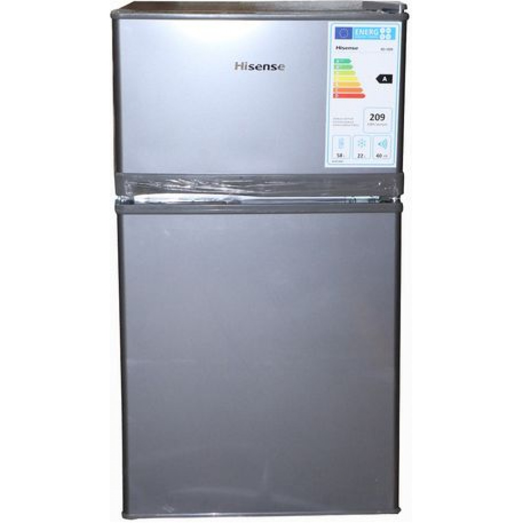 Hisense 100-Litre Double-Door Fridge (Defrost) RD-10DR - Silver