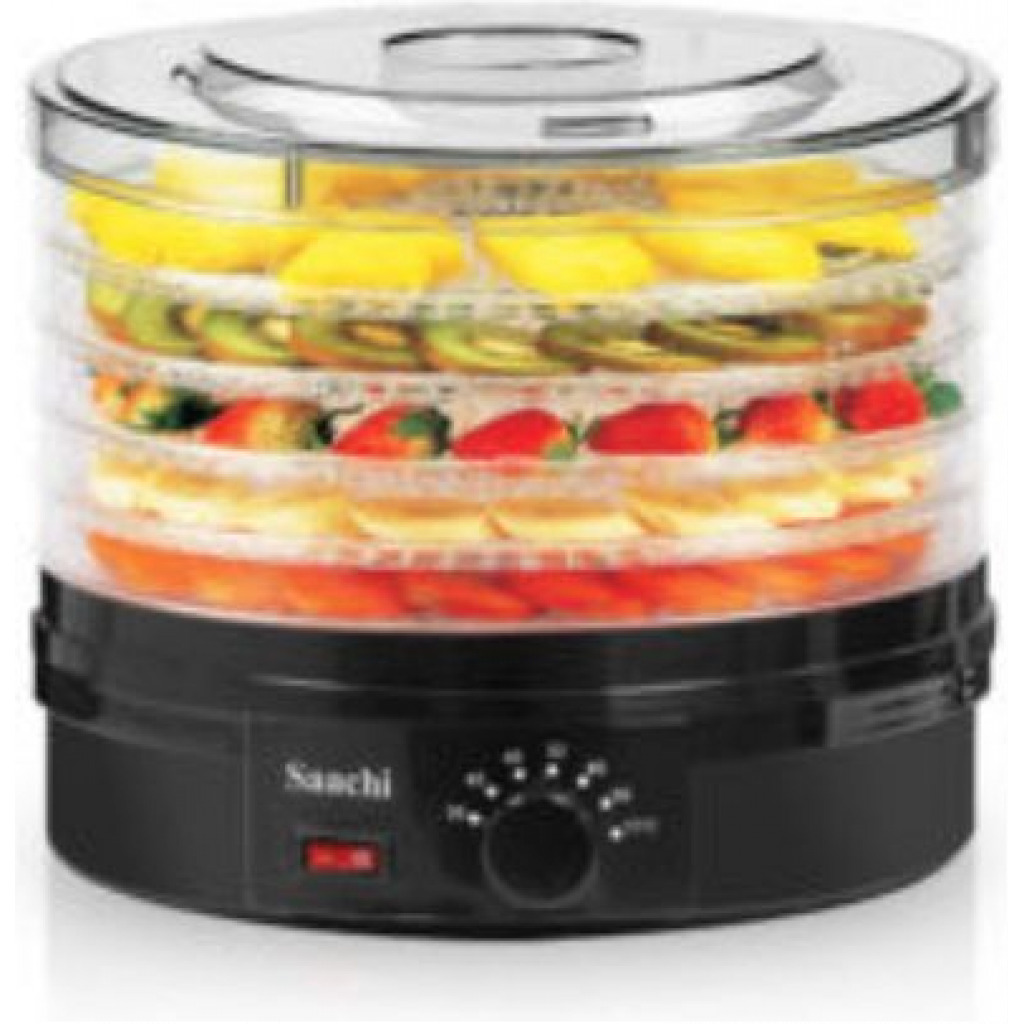 Saachi 5 Tray Fruit, Food Dehydrator - Multi-colors