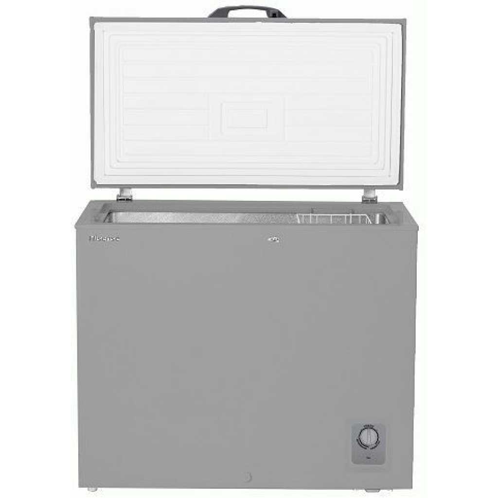 Hisense 260 - Liter Deep Freezer FC-26DT4ST; Single Door Chest Freezer - Grey