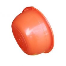 Mukwano 40L Round Plastic Wash Basin – Orange Bathroom Accessories TilyExpress