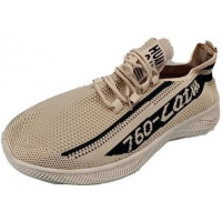 Men’s Designer Sneakers – Cream,Orange Men's Fashion Sneakers TilyExpress 3