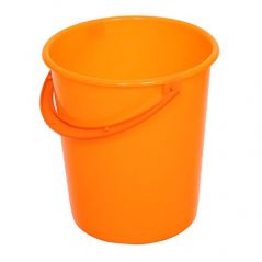 Plastic Bucket 10 Ltr - Orange