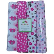 4Pcs Cotton New Born Baby Receiving Bedsheets