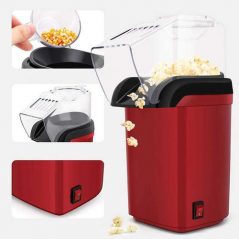 Sokany Hot Air Portable Popcorn Maker Popper Machine- Red