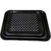 3 PCS Of Rubber Non-slip Serving Trays Platters- Multi-colours