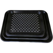 3 PCS Of Rubber Non-slip Serving Trays Platters- Multi-colours Serving Trays TilyExpress 2