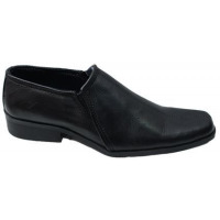 New Men's Genuine Leather Formal Gentle Shoes - Black