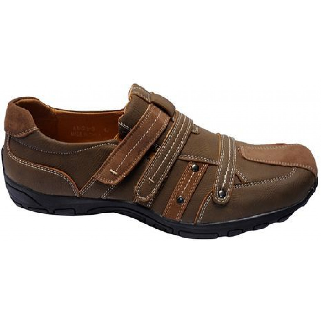 Men's Casual Loafers Gentle Shoes - Brown