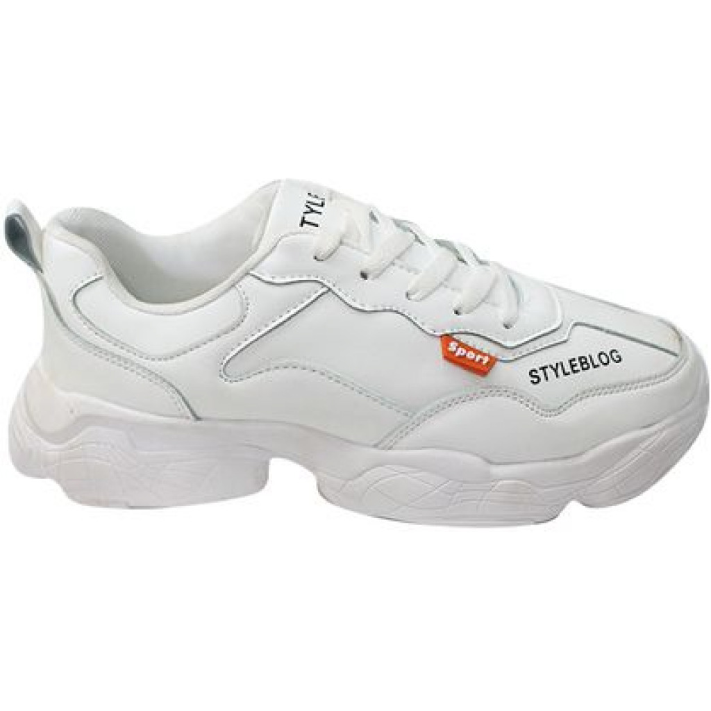 SPORT Men’s Sneakers – White Men's Fashion Sneakers TilyExpress 4