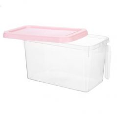 Fridge Storage Organizer Container Bin Box, Pink