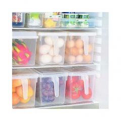 5L Fridge Storage Container Box Holder Organiser Food Containers -Clear