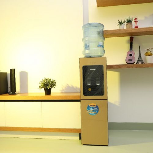 Geepas GWD8363 Hot and Cold Water Dispenser with Refrigerator