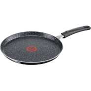 Tefal Origins Crepe Pan 25 cm Speckled Pancake, Roti Bread, Egg,Chapati Frying Pan Black All Heat Sources Except Induction B3701002