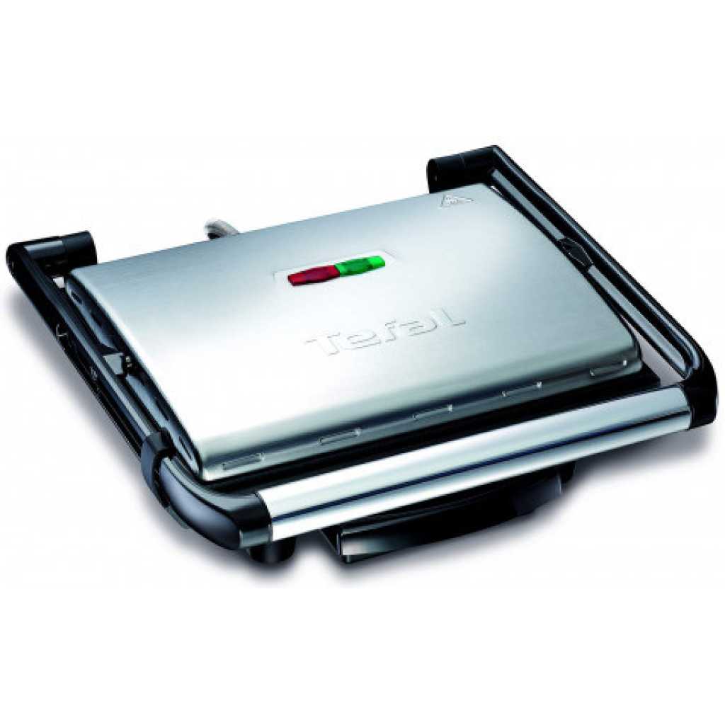 Tefal Inicio Panini Grill, 2000 Watts, Multi-Colour, Stainless Steel/Plastic, GC241D28