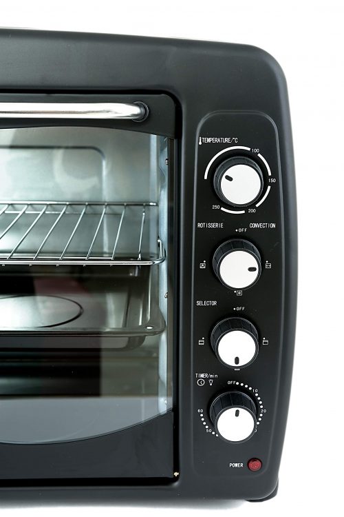 Geepas GO4401N 60L Electric Oven with Convection and Rotisserie – Black