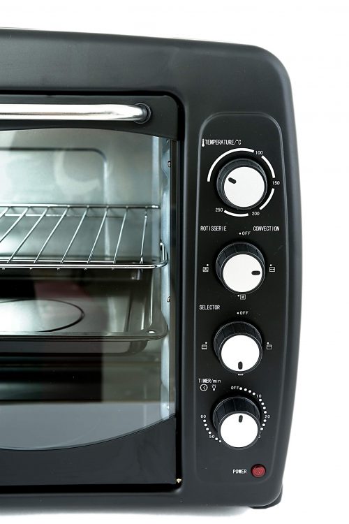 Geepas GO4401N 60L Electric Oven with Convection and Rotisserie - Black