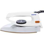 Geepas GDI7729 Dry Iron with Non-stickTeflon Coated Plate -White