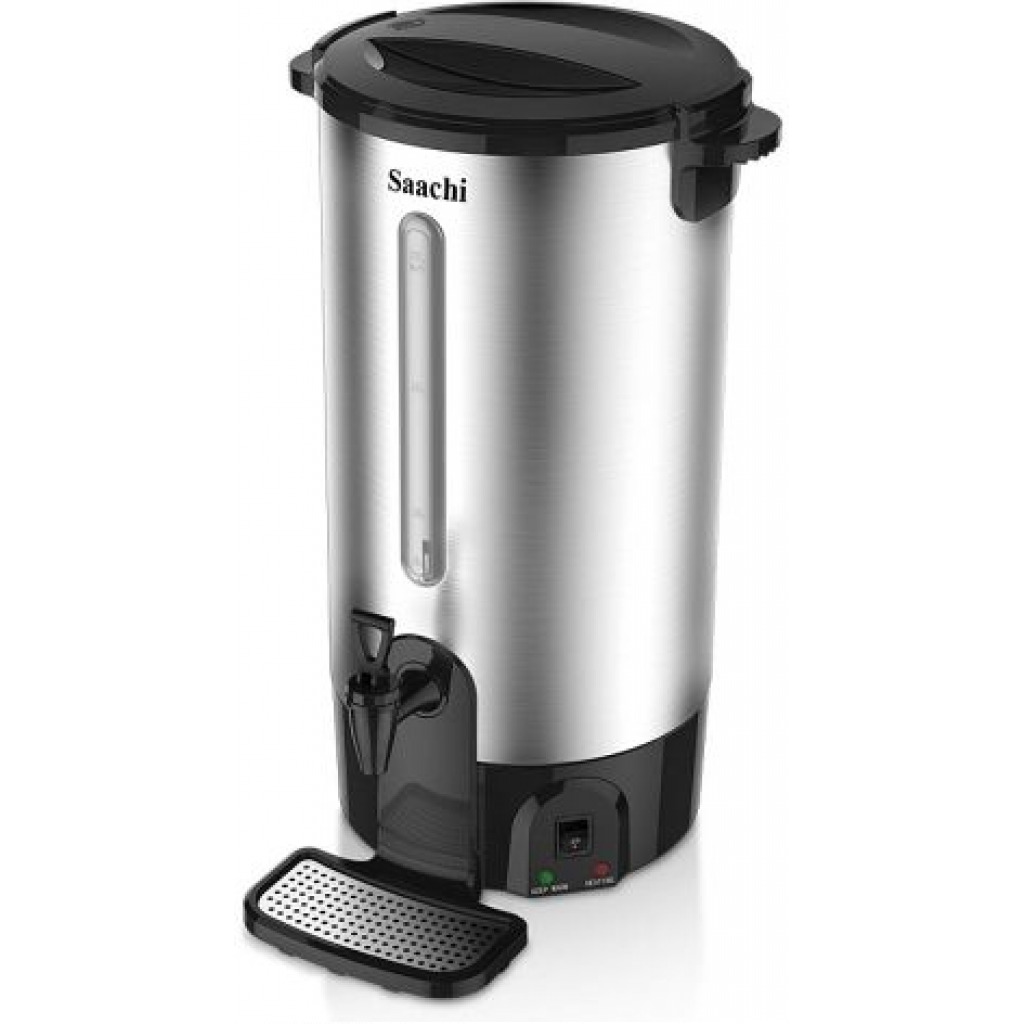 Saachi 15 Litre Hot Water Boiler Tea Urn - Black,Silver