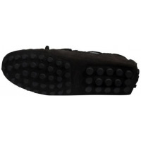 Men's Slip-On Moccasins - Black