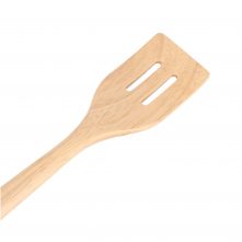Royalford Rubber Wood Slotted Turner, Multi-Colour, RF9793 Serving Spoons TilyExpress