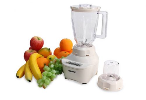 Geepas Blender - GSB5362 2 In 1 1.5L 400W Blender -White