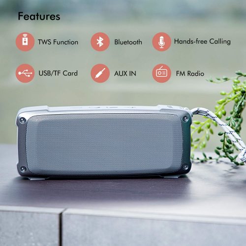 Geepas GMS11182 Bluetooth Rechargeable Speaker - Black