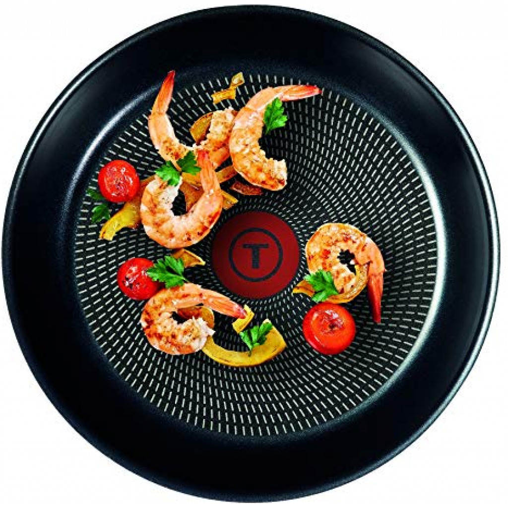 TEFAL Tempo 24 cm Frypan, Red, Aluminium, C5480482