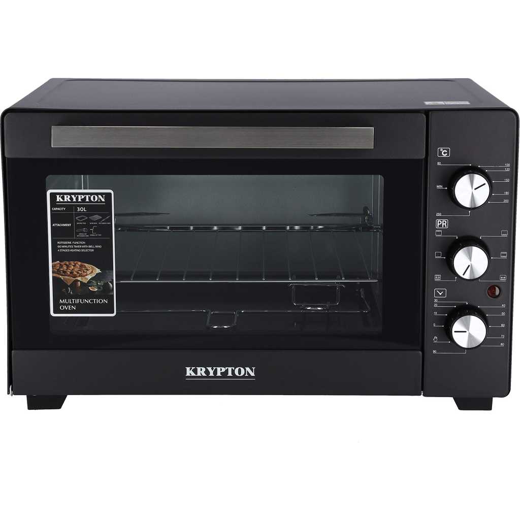 Krypton KNO5324 Electric Oven/30L/Rotisserie - Black