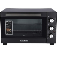 Krypton KNO5324 Electric Oven/30L/Rotisserie – Black Microwave Ovens