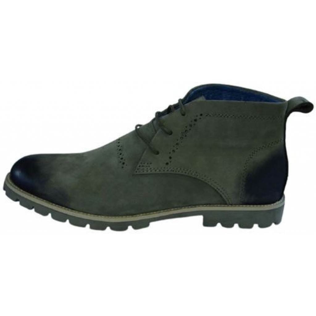 Designer Lace Boots - Green