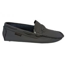 Men’s Designer Moccasins – Grey Men's Loafers & Slip-Ons TilyExpress