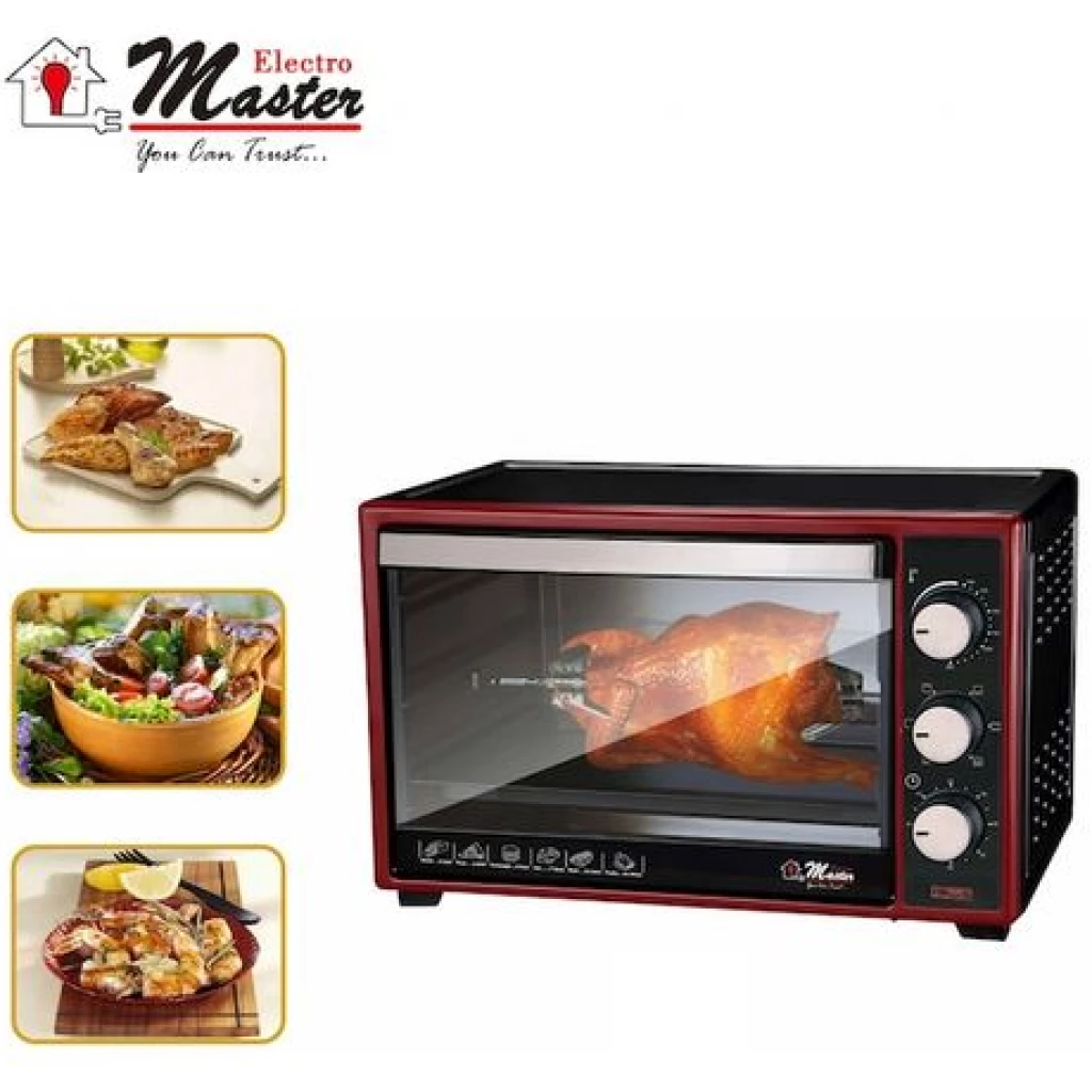 Electro Master 50L Oven - EM-EO-1145 - 50R -Black