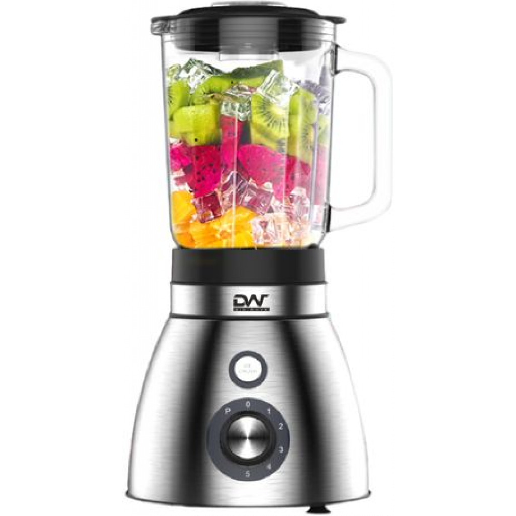 Digiwave DWBL1201 Ice Crusher S.Steel Blender with Glass Jar 1.5L