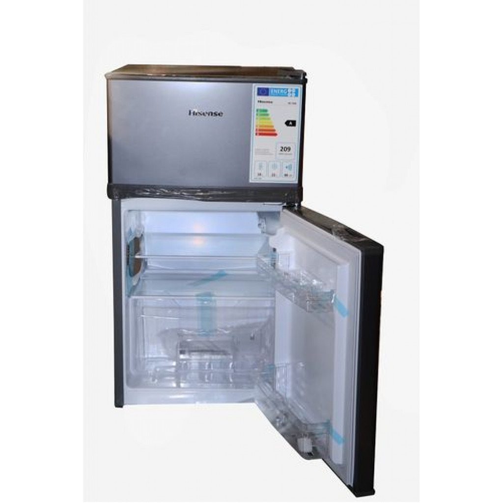 Hisense 100-Litre Double-Door Fridge (Defrost) RD-10DR - Silver