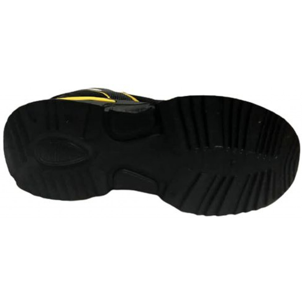 Men’s Sneakers – Black,Yellow Men's Fashion Sneakers TilyExpress 5