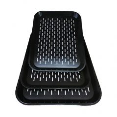 3 PCS Of Rubber Non-slip Serving Trays Platters- Multi-colours Serving Trays TilyExpress 3