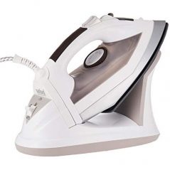 Sanford Cord And Cordless Steam Iron- Cream