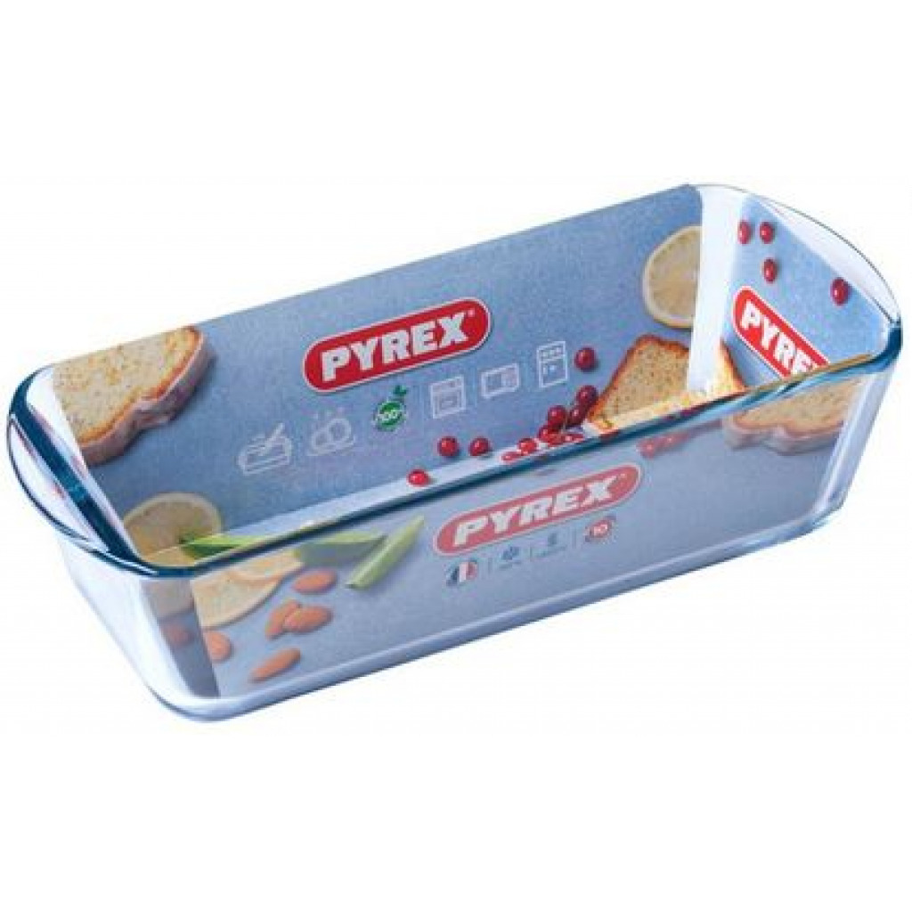 Pyrex Glass Loaf Pan Mould Dish For Baking Bread, Colourless Baking Tools & Accessories TilyExpress 4