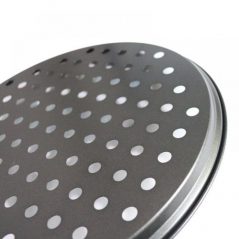 30cm Vented Pizza Pan With Holes Baking Tray Bakeware, Black