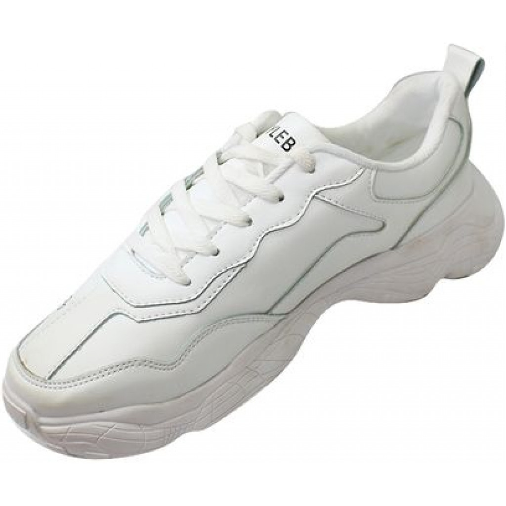 SPORT Men’s Sneakers – White Men's Fashion Sneakers TilyExpress 3