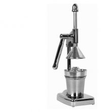 Stainless Steel Manual Lever Fruit Press Orange Citrus Juicer -Silver