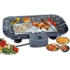 Smokeless Non-stick Electric Barbecue (BBQ) Grill Machine-Black